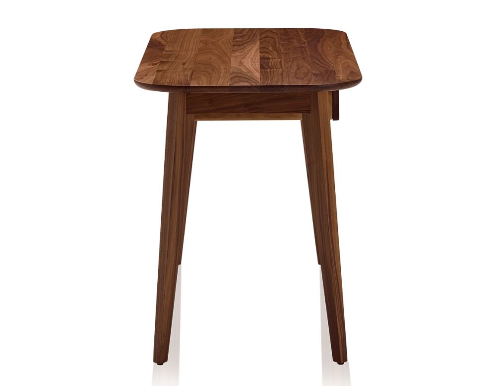 Bureau scandinave en noyer teinte naturelle L120 cm