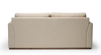 3-seater convertible sofa beige mottled fabrics
