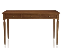 Bureau ancien style Louis XVI plateau bois L130 cm