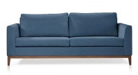 3 seater designer sofa denim fabric