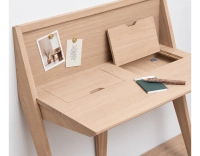 Bureau design en chêne teinte naturelle