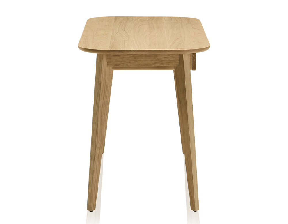 Bureau scandinave en chêne teinte naturelle L120 cm