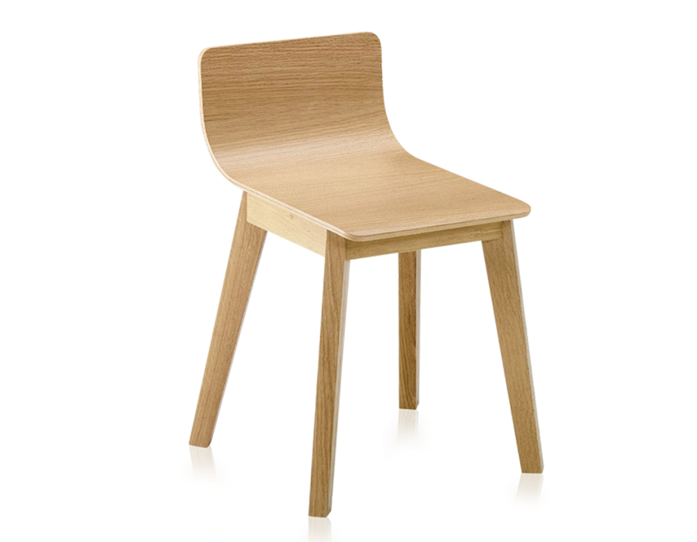 Tabouret en chêne H45 cm bois teinte naturelle