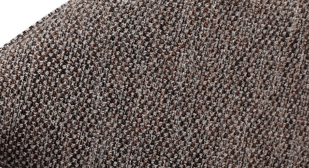 3-seater convertible sofa beige mottled fabrics