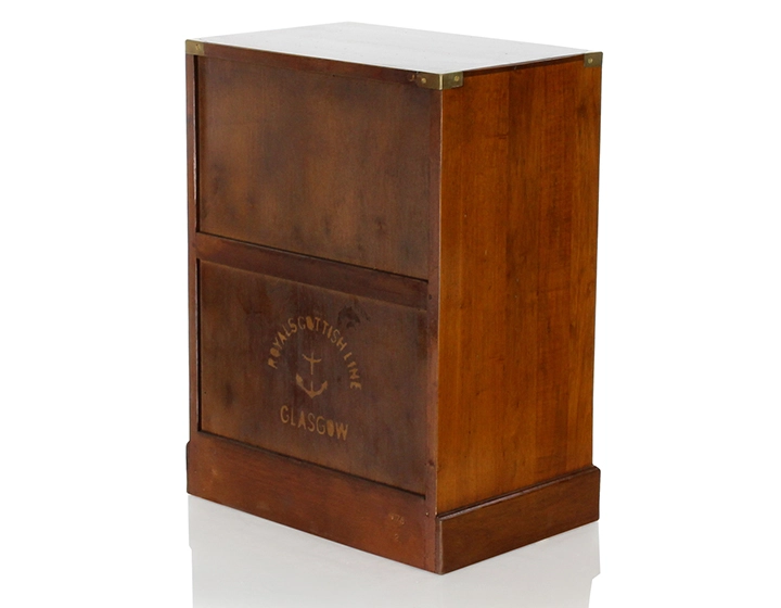 Commode marine petit modèle bois teinte merisier