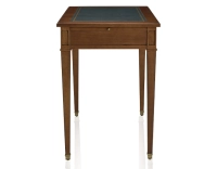 Antique Directoire style desk green leather top L110 cm