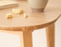 Bureau scandinave en chêne teinte naturelle L120 cm
