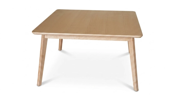 Mesa extensible de 6 a 10 personas de roble y cerámica con extensiones de madera con madera de tinte natural y tablero cerámico ossido 160x100 cm