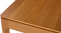 Table salle à manger 8 personnes en chêne teinte merisier plateau bois 180x100 cm
