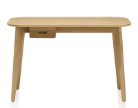 Bureau scandinave en chêne teinte naturelle L120 cm
