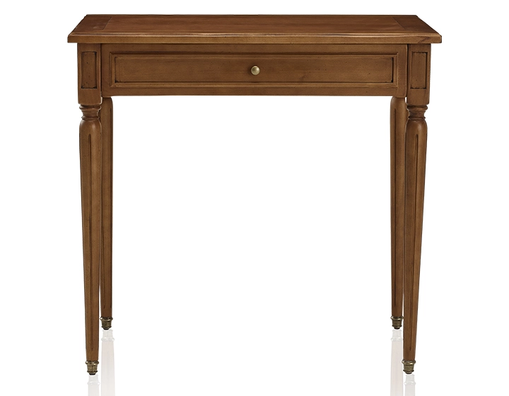 Antique Louis XVI style desk wooden top L80 cm