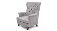 Sillón Chesterfield de tela