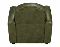 Fauteuil club cuir vert olive