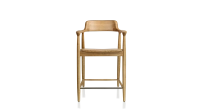 Tabouret de bar H60 cm bois teinte naturelle