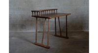 Bureau design en noyer l80 cm