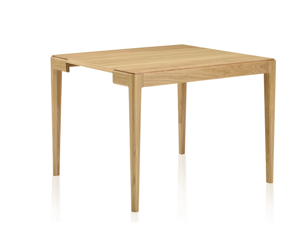 Console extensible en chêne avec 2 allonges teinte naturelle 120x50 cm
