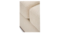 3-seater convertible sofa beige mottled fabrics