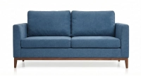 2.5 seater designer sofa denim fabric