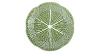 19cm green earthenware dessert plates set of 2