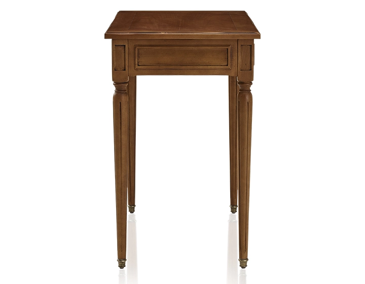 Antique Louis XVI style desk wooden top L80 cm