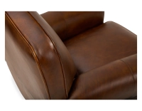 Sillón club de piel marrón vintage