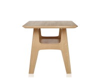Table basse rectangulaire en chêne teinte naturelle 100x50 cm 100x50 cm