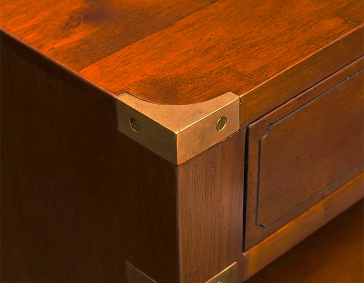 Estantería marina modelo pequeño madera tinte cerezo L60xH100 cm
