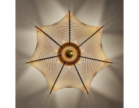 Small model twist braided cotton wire wall light