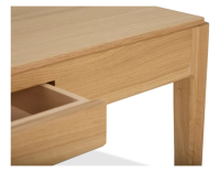 Bureau design en chêne teinte naturelle L120 cm