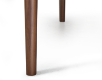 Bureau design en noyer teinte naturelle L100 cm