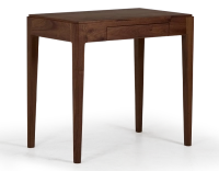 Bureau design en noyer teinte naturelle L80 cm