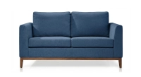 2 seater designer sofa denim fabric