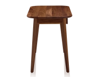 Bureau scandinave en noyer teinte naturelle L120 cm
