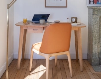 Bureau scandinave en chêne teinte naturelle L120 cm