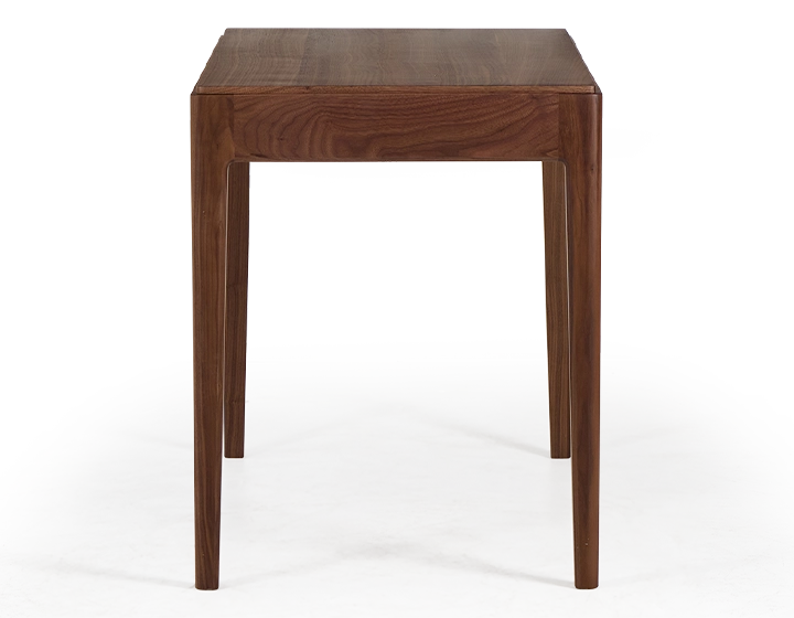Bureau design en noyer teinte naturelle L120 cm