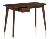 Scandinavian oak desk dark brown tint L150 cm