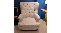Sillón Chesterfield de tela