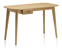 Bureau scandinave en chêne teinte naturelle L120 cm
