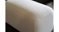 Canapé design tissu en laine bouillie marron
