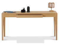 Bureau design en chêne teinte naturelle L150 cm