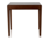 Bureau design en chêne teinte marron foncé L80 cm