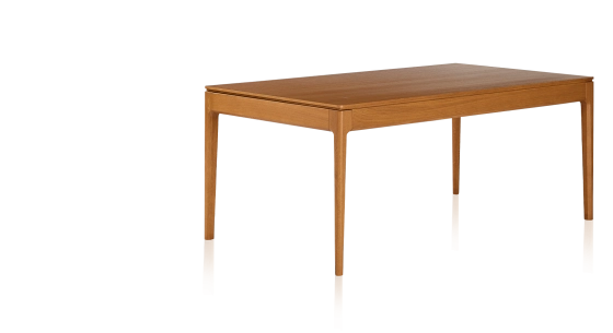 Mesa extensible de roble de 6 a 10 personas con tablero y extensiones de madera tinte cerezo 140x90 cm