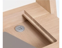 Bureau design en chêne teinte naturelle