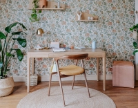 Oak design desk natural tint L150 cm