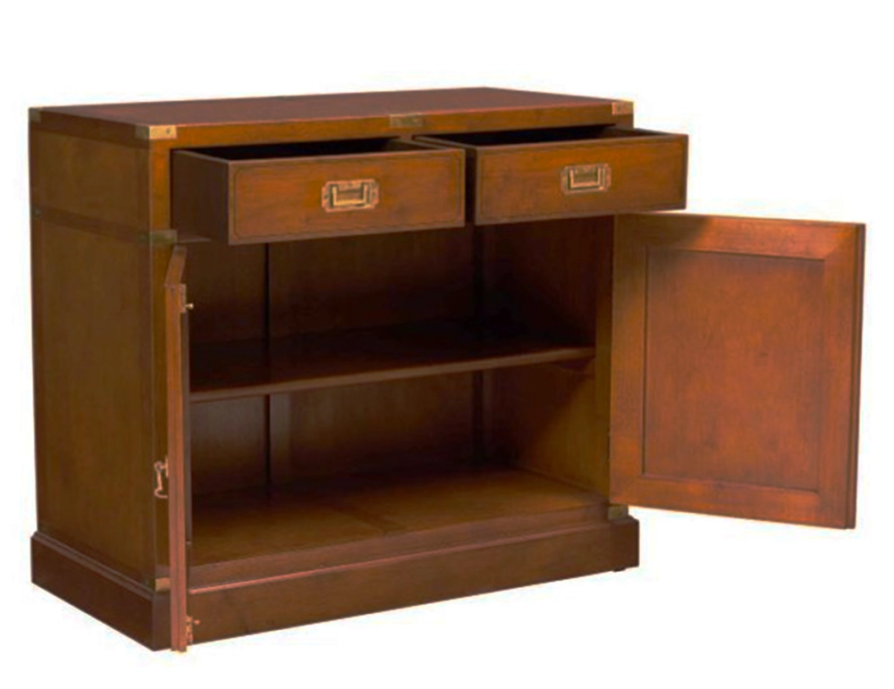 Small marine sideboard cherry-stained wood