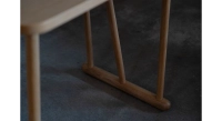Bureau design en chêne teinte naturelle L80 cm