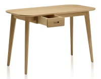 Bureau scandinave en chêne teinte naturelle L120 cm