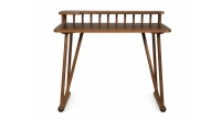 Bureau design en noyer l80 cm