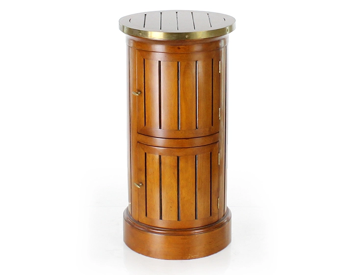 Somno side table cherry-stained wood and wooden top